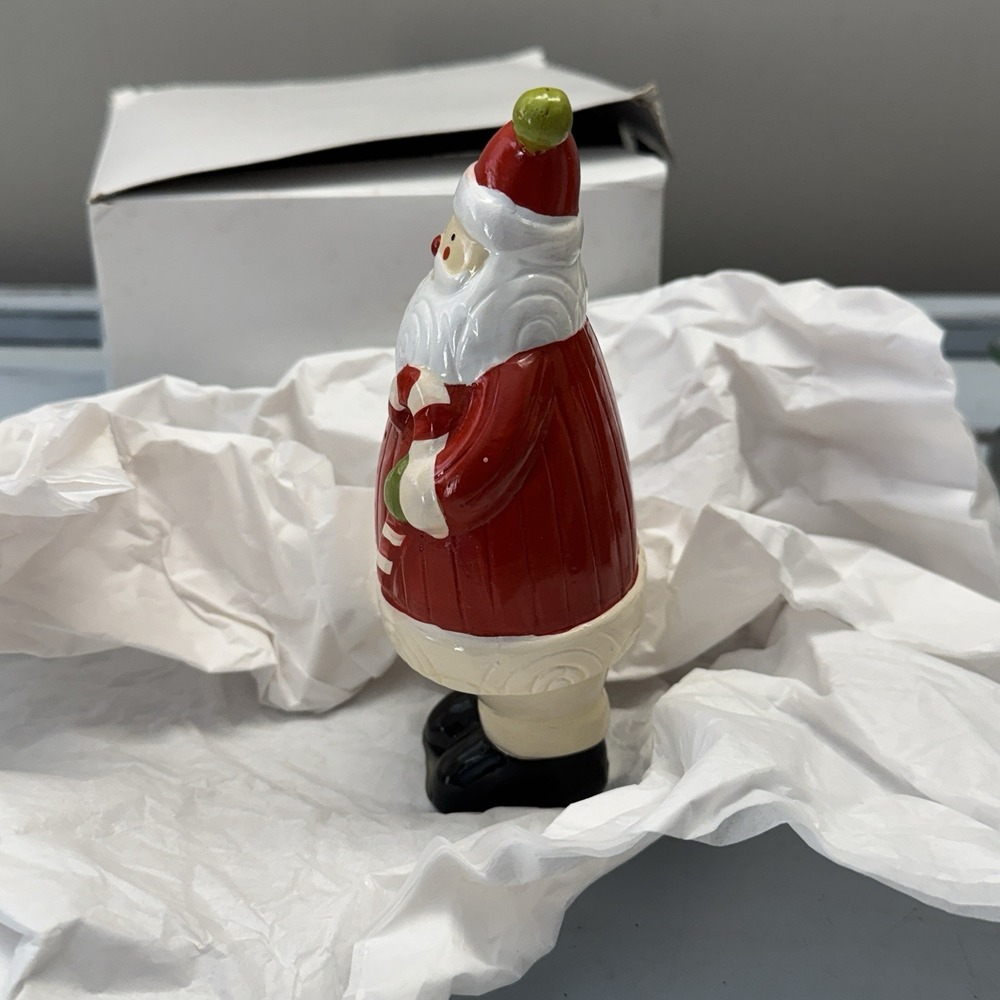 NEW Midwest Santa 6" Figurine Christmas Red Candy Cane Mini Snowman Statue - Picture 7 of 12